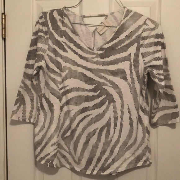 Chico’s Knit Shirt - Size 1 - Picture 1 of 3